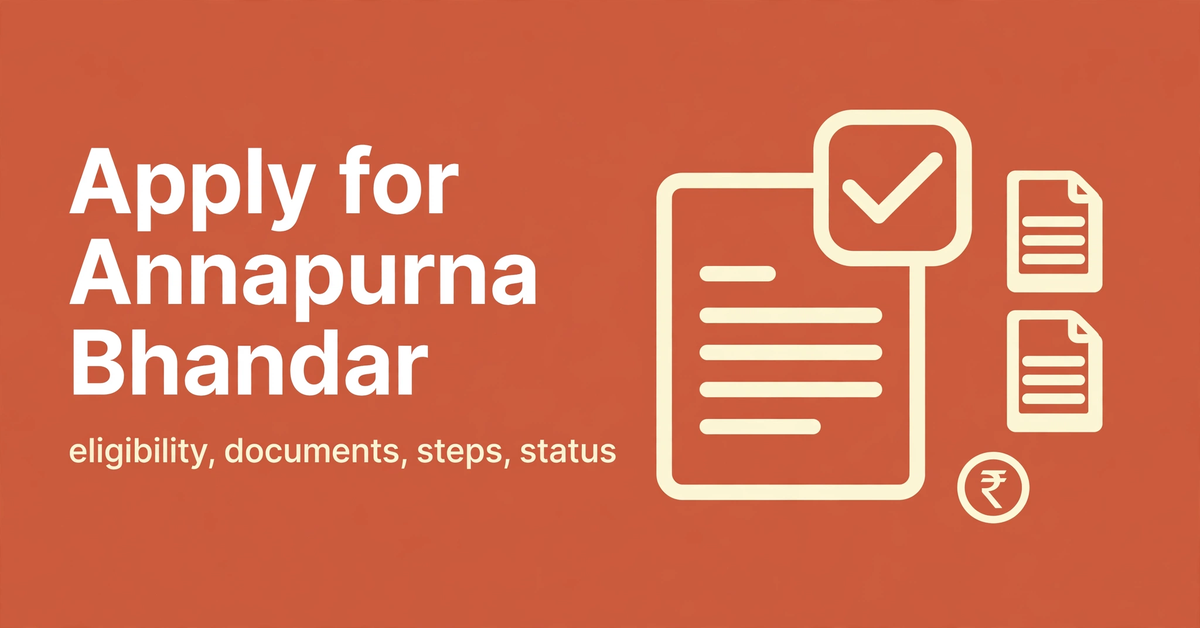 Annapurna Bhandar Yojana Apply Online Hero Image
